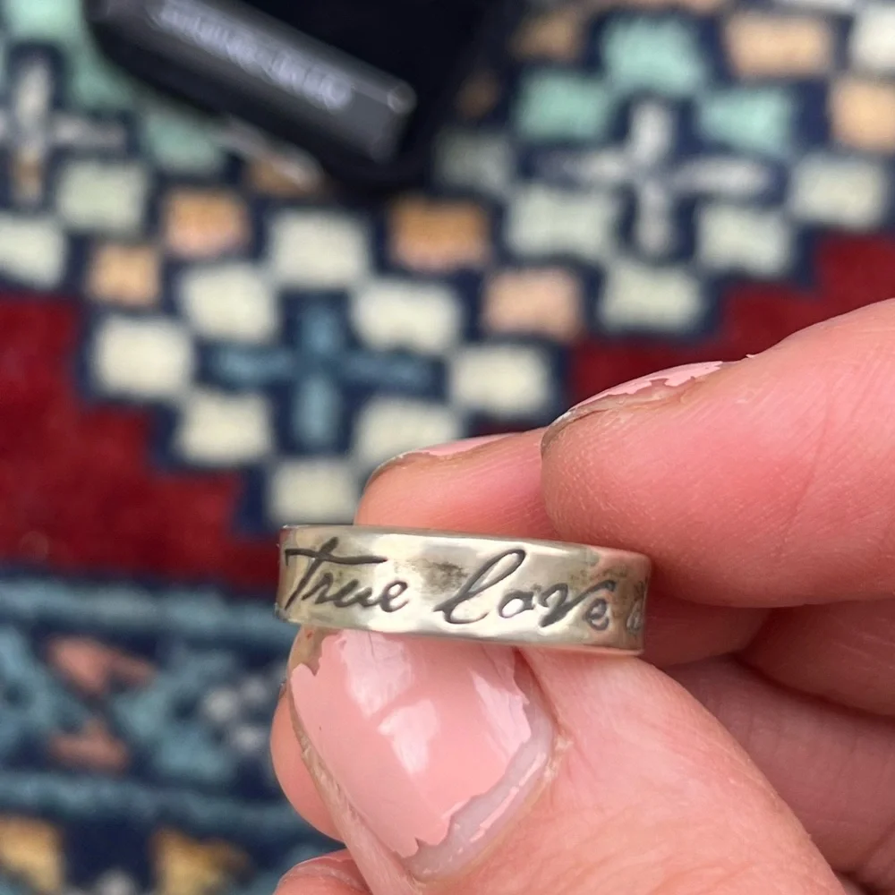 Promise Ring Sterling Silver “True Love Waits” Religious Jewelry Bob Siemens
